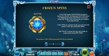 Frozen Gems: Giri gratis