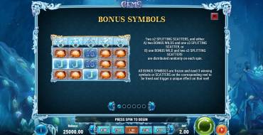 Frozen Gems: Caratteristiche