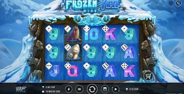 Frozen Yeti Dice: Slot machine