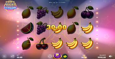 Fruit Vegas Extreme X125: Vincite