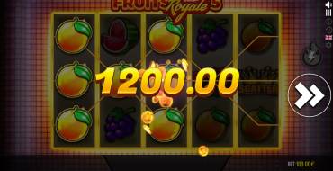 Fruits Royale 5: Vincite
