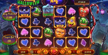 Fruity Halloween: La schermata principale