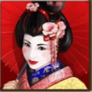Geisha: Geisha su sfondo rosso