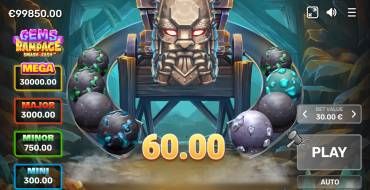 Gems Rampage: Vincite