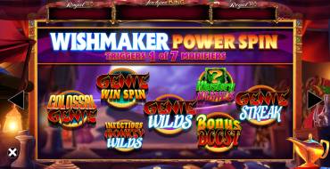 Genie Jackpots Wishmaker Jackpot King: Caratteristiche uniche