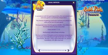 Gold Fish Feeding Time Treasure: Regole
