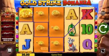 Gold Strike Bonanza Jackpot King: Vincite