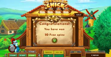 Golden Chick: Giri gratis e/o respin