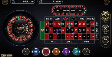 Golden Chip Roulette: Roulette con fiches d'oro
