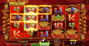 Golden Dragon: Vincite