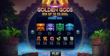 Golden Gods: Tabella dei pagamenti