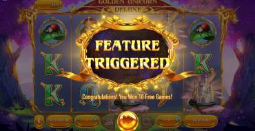 Golden Unicorn Deluxe: 3 simboli Scatter