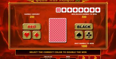 Grand Wild Dragon 20: Gioco del rischio