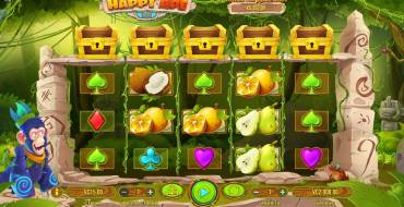 Happy Ape: La schermata principale del gioco