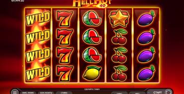 Hell Hot 40: Slot machine