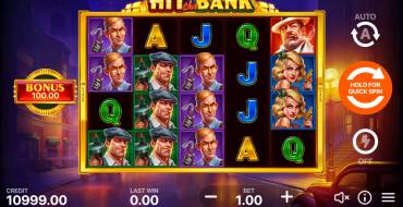 Hit the Bank: Hold and Win: Slot machine