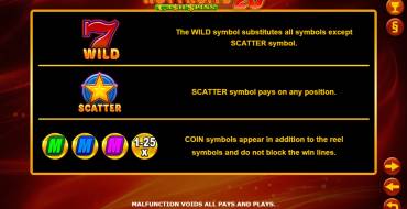 Hot Fruits 20 Cash Spins: Regole