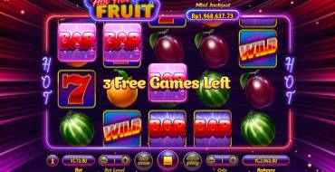 Hot Hot Fruit: Giri gratis