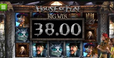House of Fun: Vincite