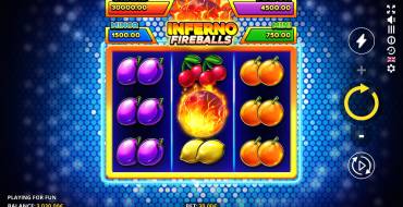Inferno Fireballs: Interfaccia