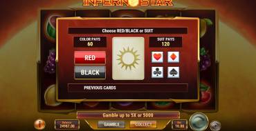 Inferno Star: Gioco del rischio