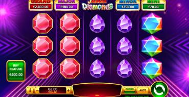 J Mania Diamonds: Slot machine