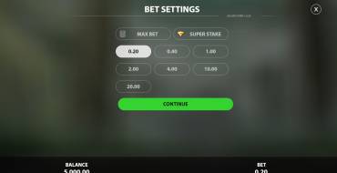 Jaguar Strike: Scommesse