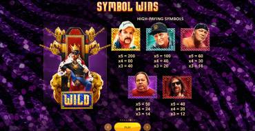 Joe Exotic: Tabella dei pagamenti