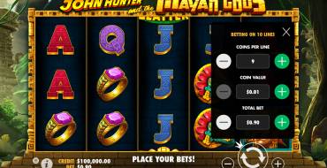 John Hunter and the Mayan Gods: Scommesse