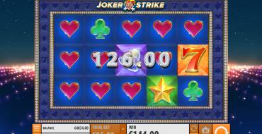 Joker Strike: Vincite