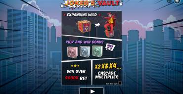 Joker’s Vault: Caratteristiche uniche