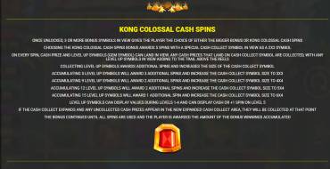King Kong Cash 4 Even Bigger Bananas: Giri gratis e/o respin