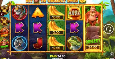 King Kong Cash Go Bananas Jackpot King: Vincite