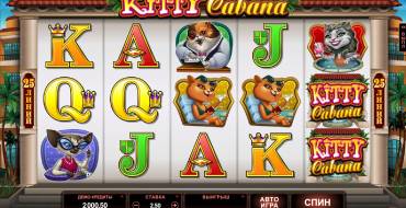 Kitty Cabana: Opzioni