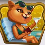 Kitty Cabana: Un gatto in una chaise lounge