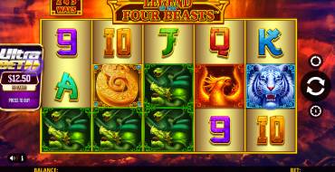 Legend of the Four Beasts: Slot machine