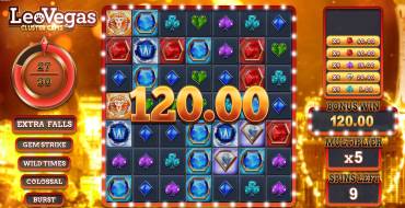Leo Vegas Cluster Gems: Vincite