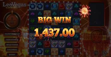 Leo Vegas Cluster Gems: Vincite