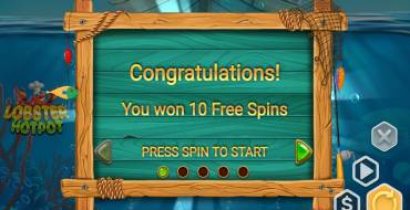 Lobster Hotpop: Giri gratis e/o respin