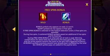 Lock it Link Diamonds: Giri gratis e/o respin