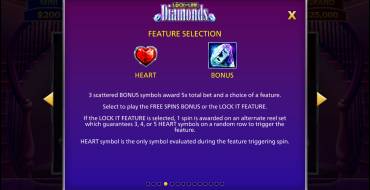 Lock it Link Diamonds: Giochi bonus