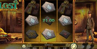 Lost: Mystery Chests: Vincite