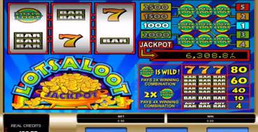Lotsaloot 3 Reel - Progressive: Slot machine