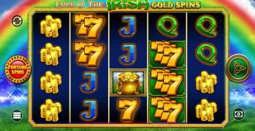 Luck O' The Irish Gold Spins: Slot machine