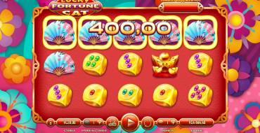 Lucky Fortune Cat: Linea giocata