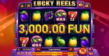 Lucky Reels: Vincite