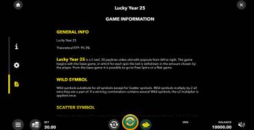 Lucky Year 25: Regole