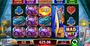 Mad Hit Marlin Bonanza: Vincite
