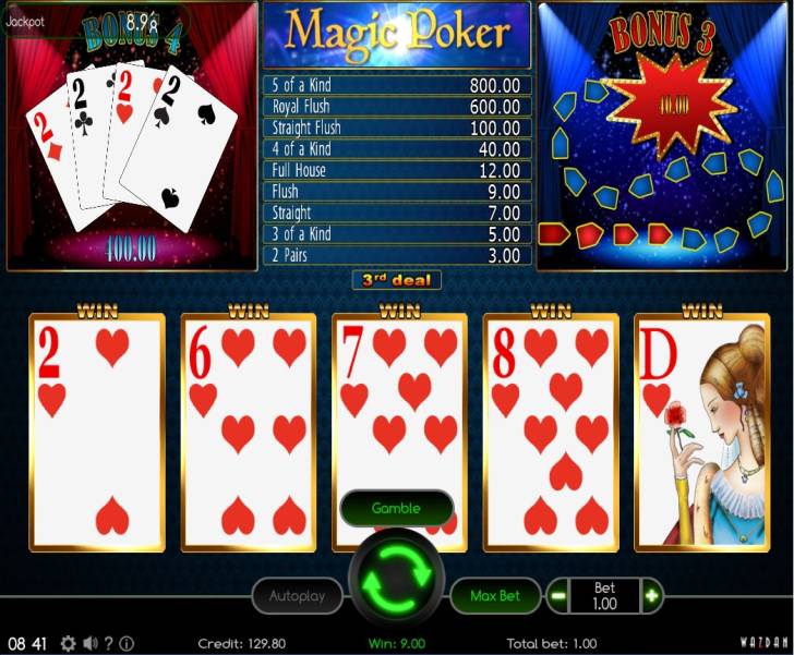 Magic Poker in linea