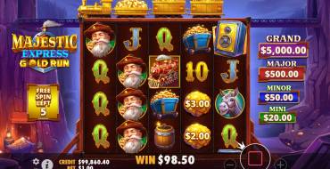 Majestic Express Gold Run: Giri gratis